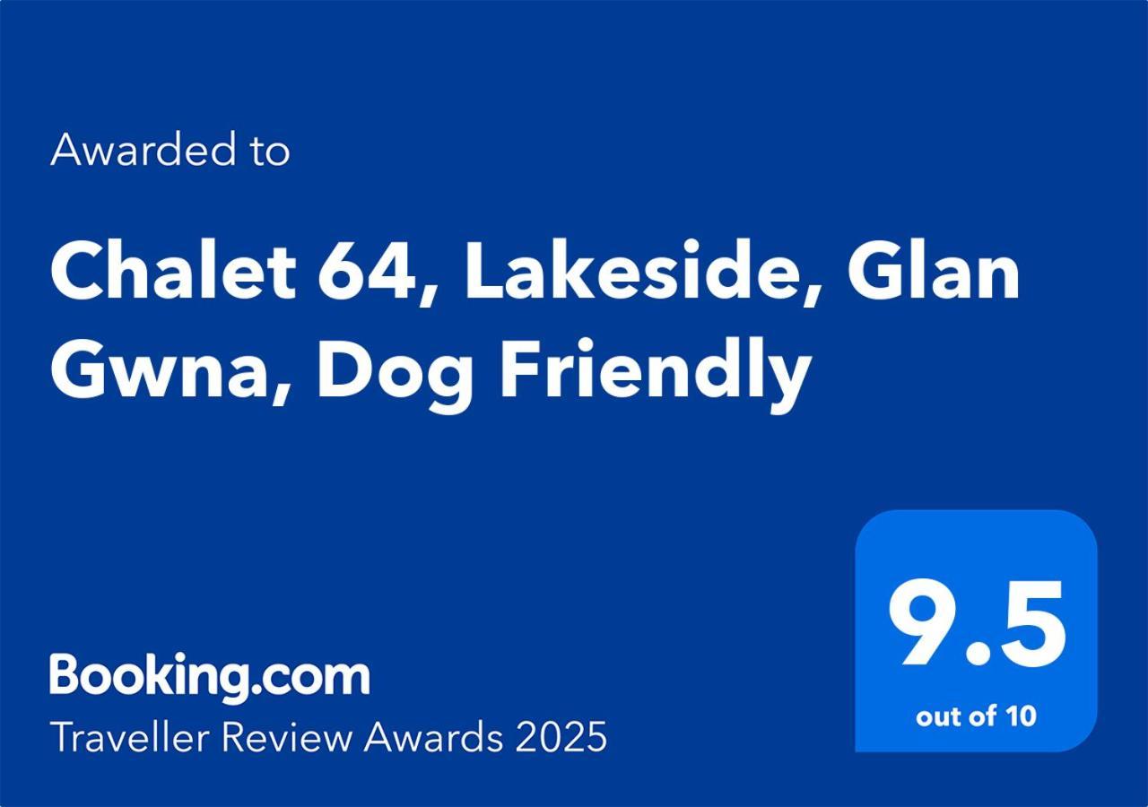 Chalet 64, Lakeside, Glan Gwna Holiday Park Caernarfon Esterno foto